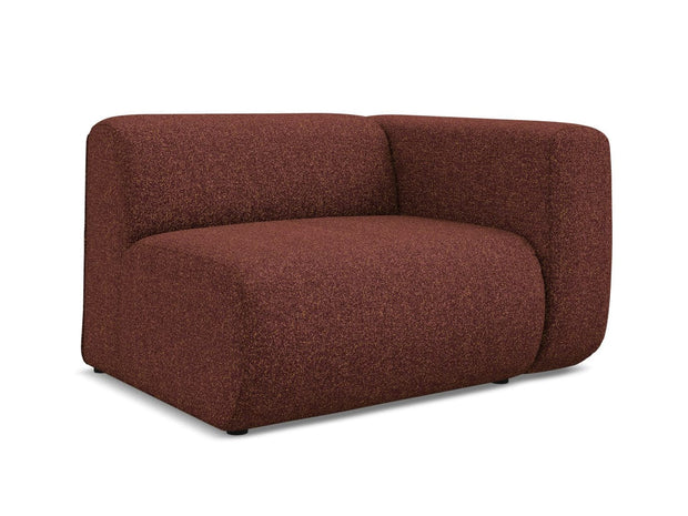 Makamii Burgundy Fotoliu Modular tapitat cu stofa, Ekahi L1S-20, l114xA89xH70 cm