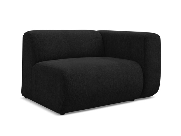 Makamii Negru Fotoliu Modular tapitat cu stofa, Ekahi R1S-2, l114xA89xH70 cm