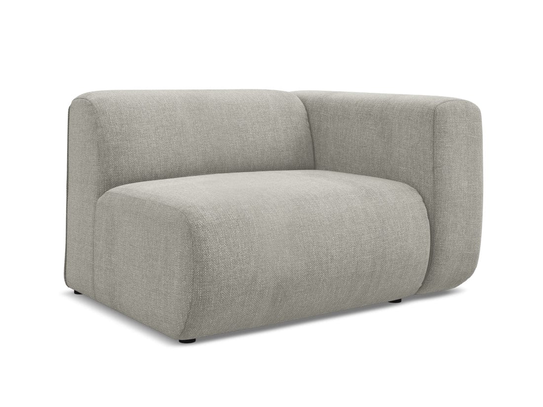 Makamii Bej Fotoliu Modular tapitat cu stofa, Ekahi R1S-2, l114xA89xH70 cm