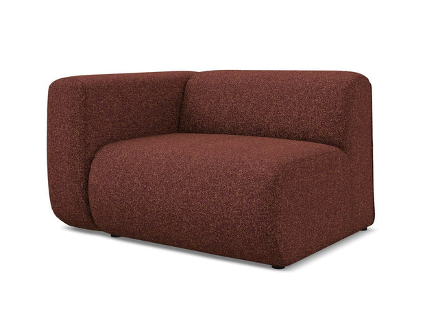 Makamii Burgundy Fotoliu Modular tapitat cu stofa, Ekahi R1S-20, l114xA89xH70 cm