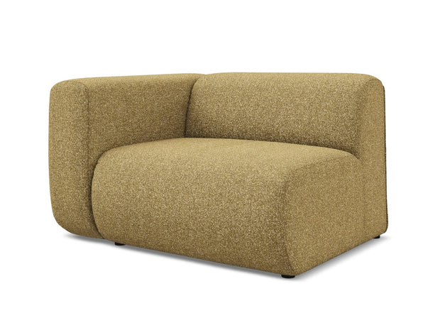 Makamii Galben Fotoliu Modular tapitat cu stofa, Ekahi R1S-20, l114xA89xH70 cm