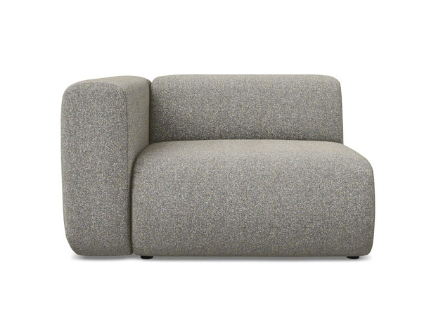 Makamii Fotoliu Modular tapitat cu stofa, Ekahi R1S C2 Bej Inchis / Negru, l114xA89xH70 cm