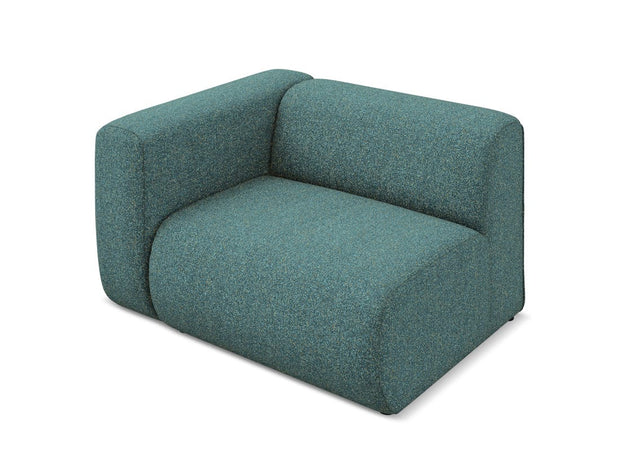 Makamii Fotoliu Modular tapitat cu stofa, Ekahi R1S C6 Marin / Negru, l114xA89xH70 cm