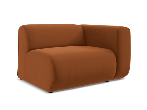 Makamii Ruginiu Fotoliu Modular tapitat cu stofa, Ekahi Velvet R1S-3, l114xA89xH70 cm