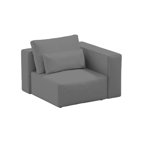 SIT SIT Fotoliu Modular tapitat cu stofa, Riposo Ottimo Gri, l105xA105xH85 cm
