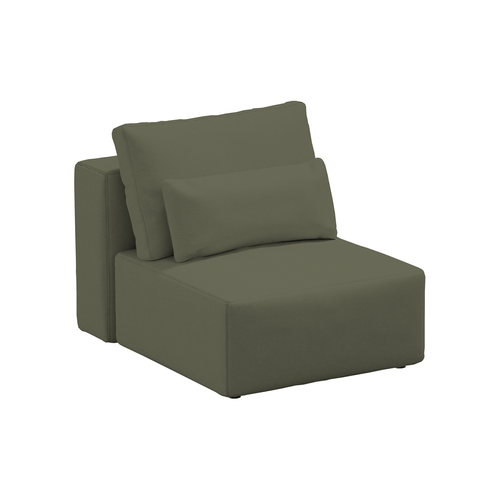 SIT SIT Fotoliu Modular tapitat cu stofa, Riposo Ottimo Verde Olive, l80xA105xH85 cm