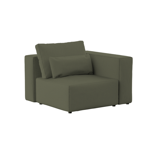 SIT SIT Fotoliu Modular tapitat cu stofa, Riposo Verde Olive, l105xA105xH85 cm