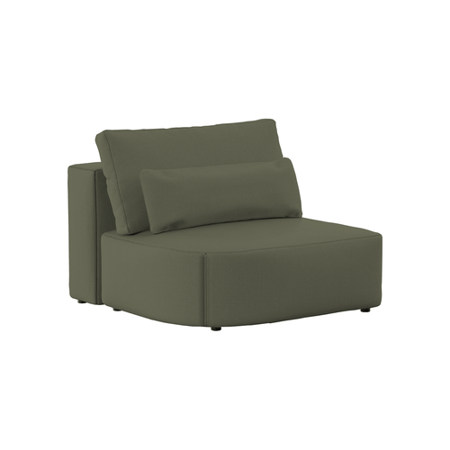 SIT SIT Fotoliu Modular tapitat cu stofa, Riposo Verde Olive, l80xA105xH85 cm