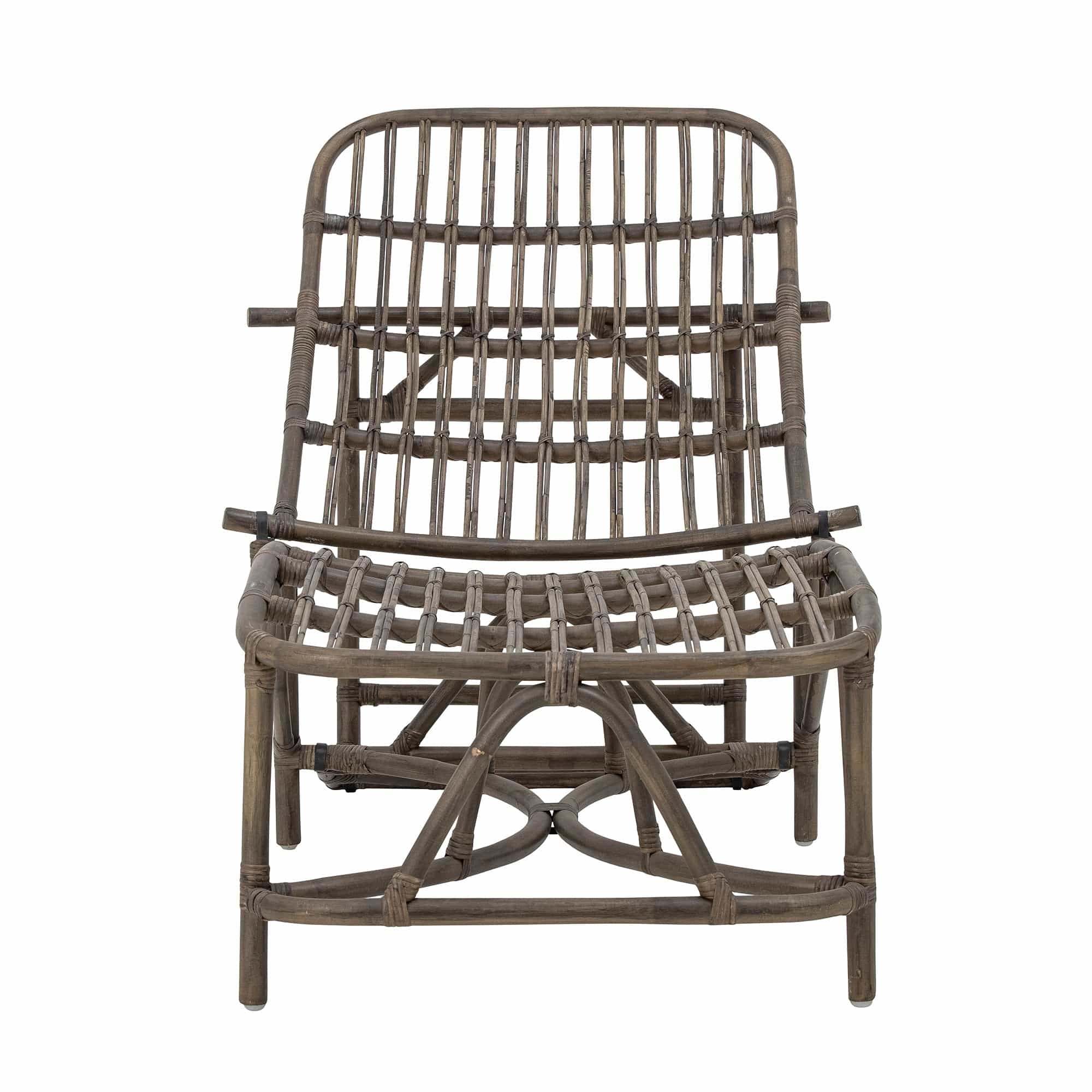 Fotoliu pliabil pentru gradina / terasa, din ratan si metal, Dione Maro, l68xA80xH100 cm (2)