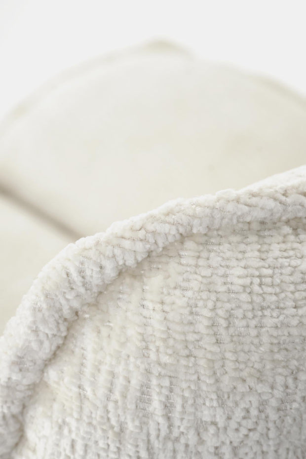 Fotoliu rotativ tapitat cu stofa, Fofana Crem / Negru, l77xA77xH91 cm (5)