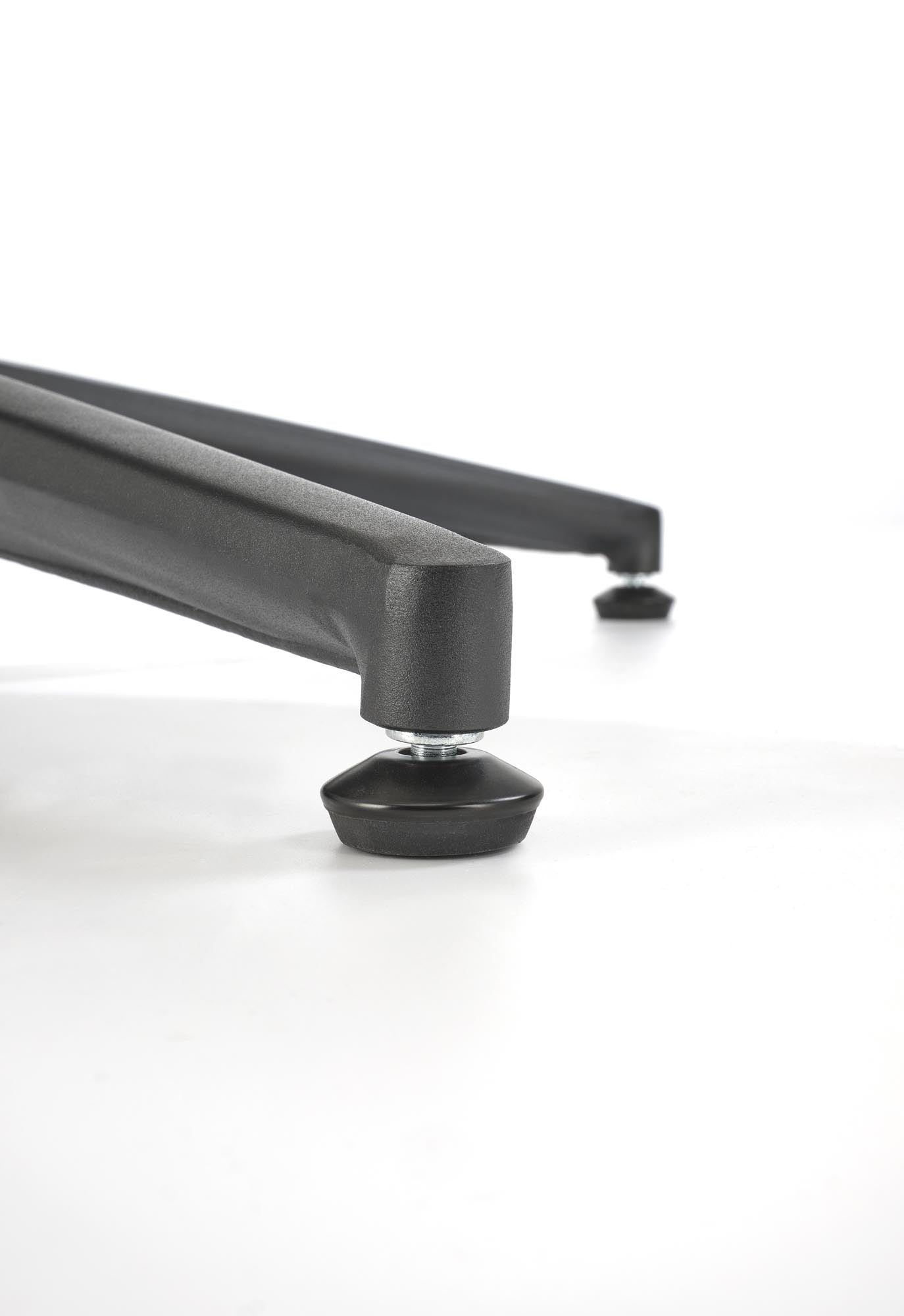 Fotoliu rotativ tapitat cu stofa, Fofana Crem / Negru, l77xA77xH91 cm (7)