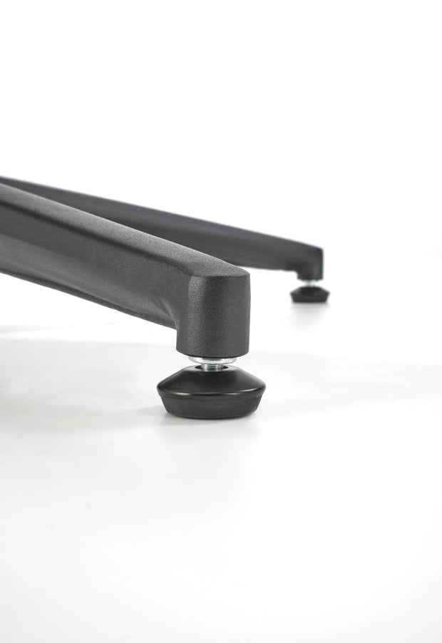 Fotoliu rotativ tapitat cu stofa, Fofana Crem / Negru, l77xA77xH91 cm (7)