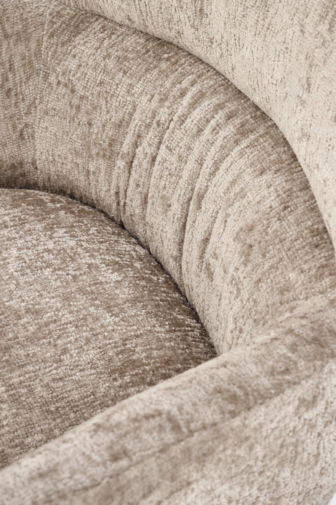 Fotoliu rotativ tapitat cu stofa, Franco Bej / Negru, l80xA83xH104 cm (7)