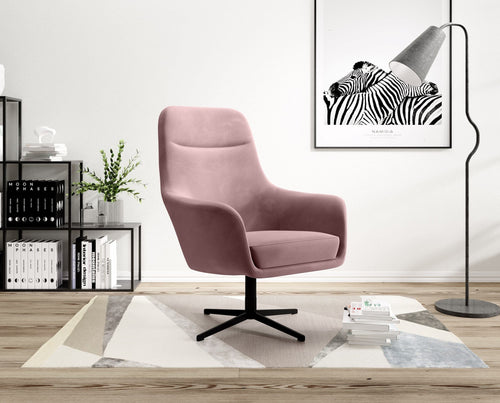 Fotoliu rotativ tapitat Polonium, l74xA82xH104 cm