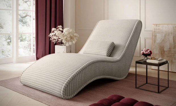 Wersal Fotoliu sezlong relaxare, tapitat, Satis 80, l79xA168xH80 cm