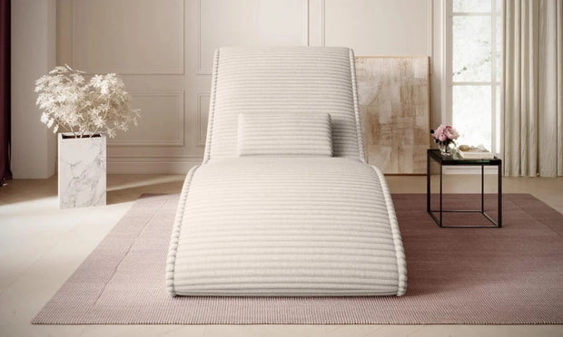 Wersal Fotoliu sezlong relaxare, tapitat, Satis 80, l79xA168xH80 cm