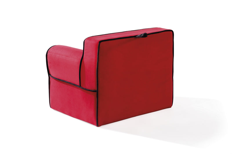 Fotoliu pentru copii tapitat cu stofa Comfort Red, l61xA49xH52 cm (1)