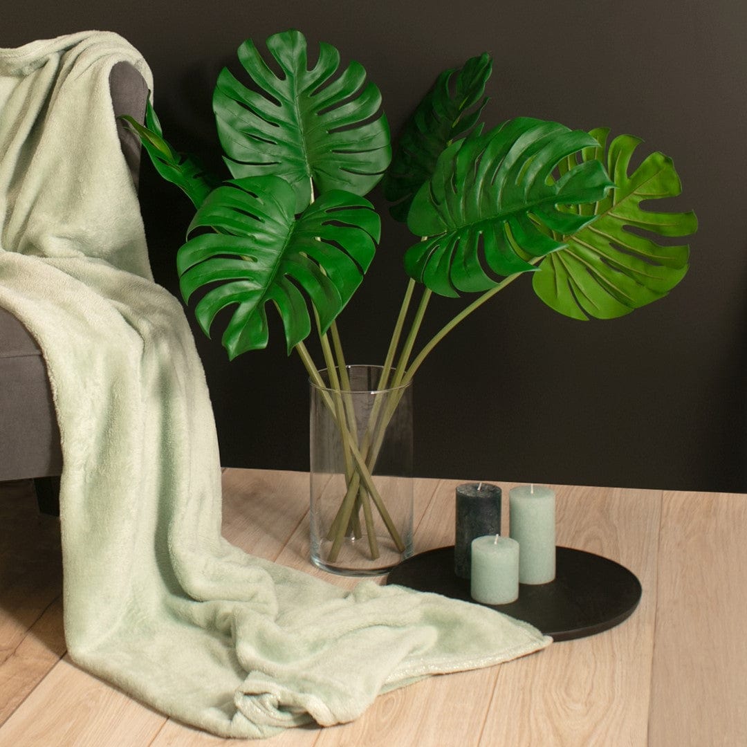 Decoking Frunza decorativa artificiala, Tropi Verde, H85 cm