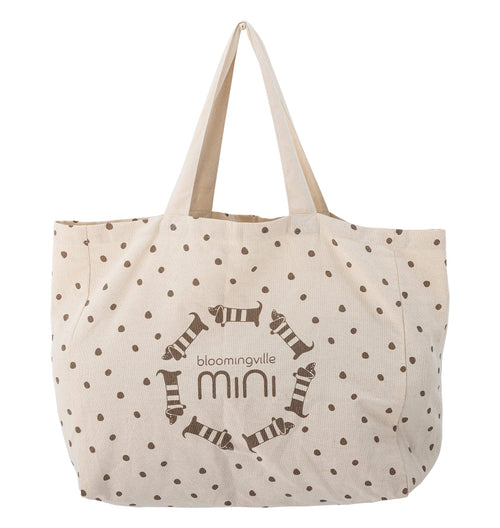 Bloomingville Geanta de cumparaturi, Charlie Bej, l47xA16xH40 cm