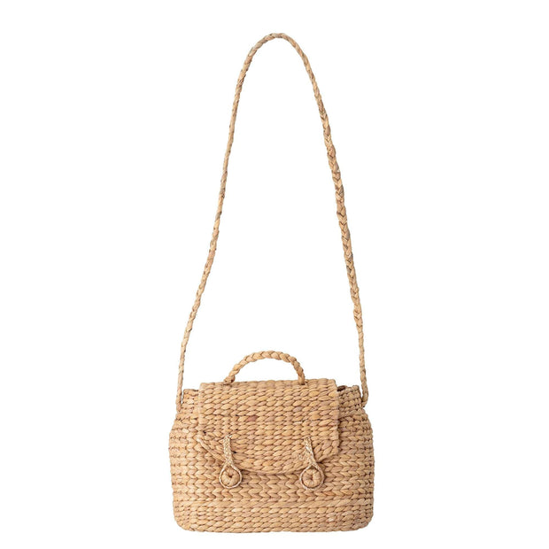 BFSummer Geanta din zambila de apa, Hyacinth Natur, L31xl16xH25