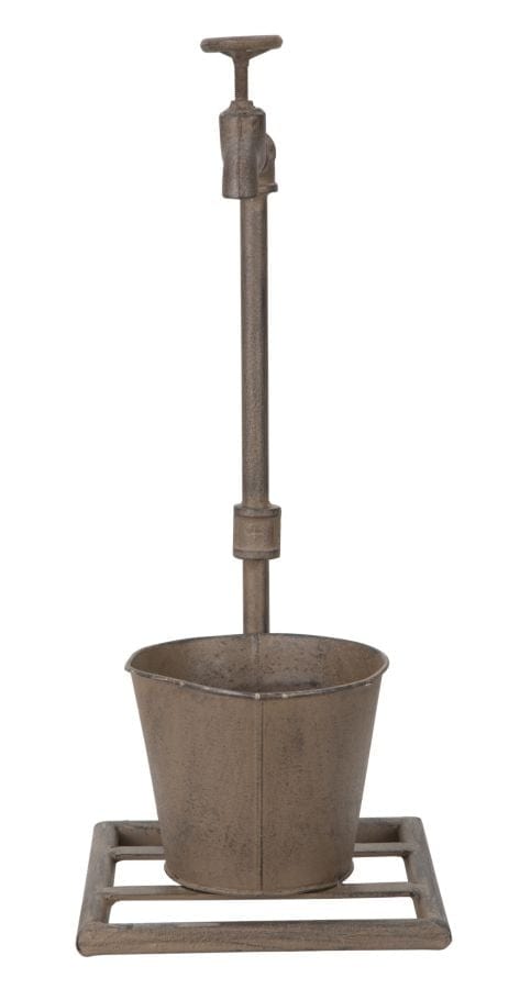 Mauro Ferretti Ghiveci decorativ cu suport din metal Singo Maro, l19xA15xH48 cm