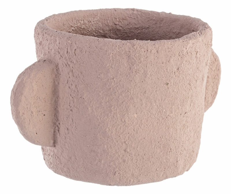 Ghiveci din ciment, Ercolano 2H Rose, L21xl15xH12,5 cm