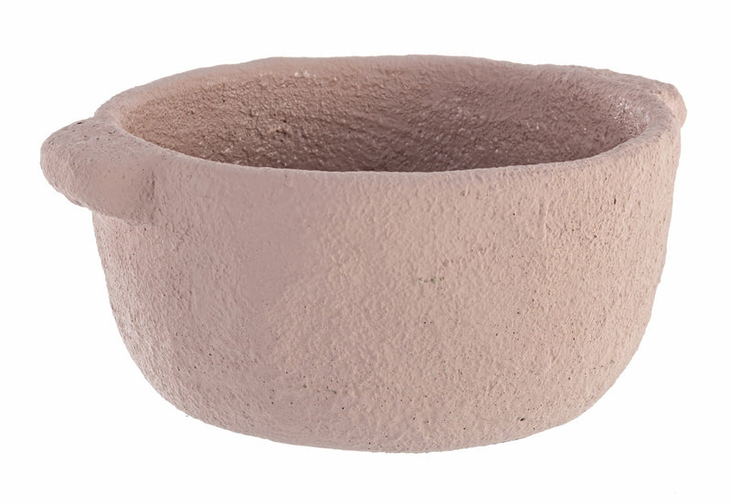 Ghiveci din ciment, Ercolano Bowl Rose, L25xl20,7xH9,5 cm