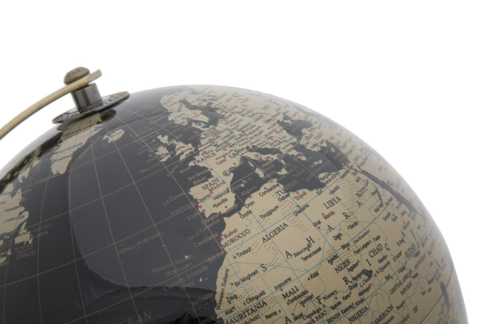 Mauro Ferretti Glob pamantesc din plastic si metal Mapamond Medium Alama, Ø20xH28 cm