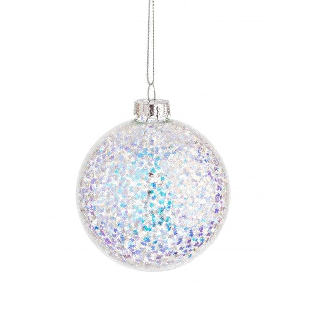 Glob pentru brad, din sticla Rainbow Multicolor, Ø8 cm