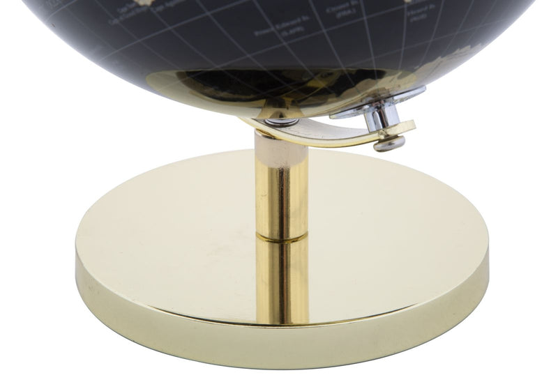 Glob pamantesc din plastic si metal Mapamond Medium Auriu, Ø20xH28 cm (5)