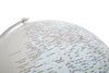 Glob pamantesc din plastic si metal Mapamond Big Argintiu, Ø25xH34 cm (4)