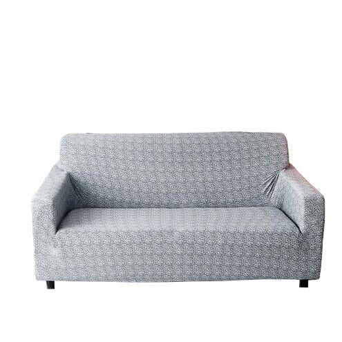 BFSummer Husa elastica canapea + 1 fata perna, Mono B211 Gri deschis-Canapea 3 locuri