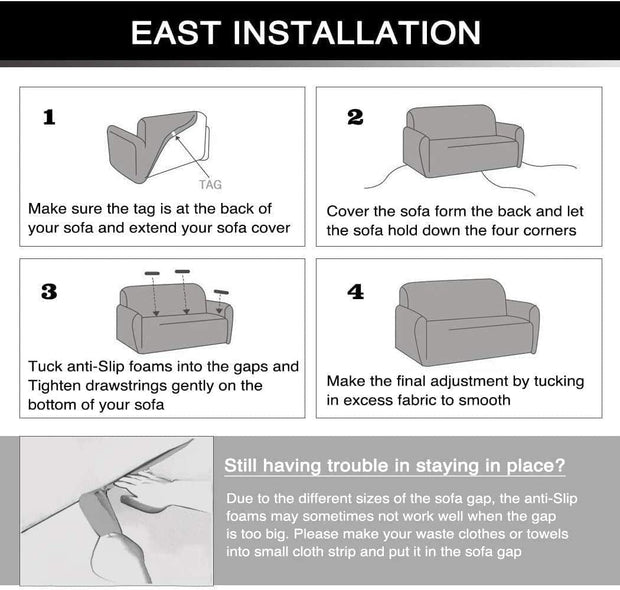 BFSummer Husa elastica canapea + 1 fata perna, Triangles A101 Multicolor-Canapea 2 locuri
