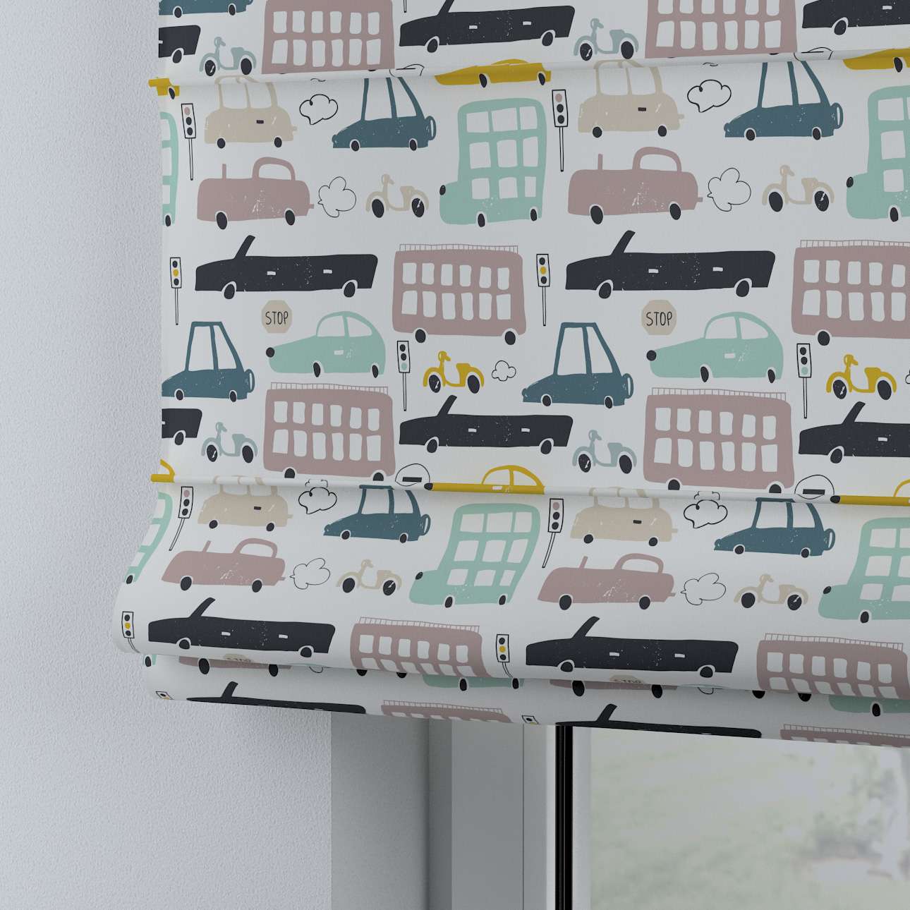 Jaluzea verticala pentru copii, Magic Cars Billie Multicolor (1)