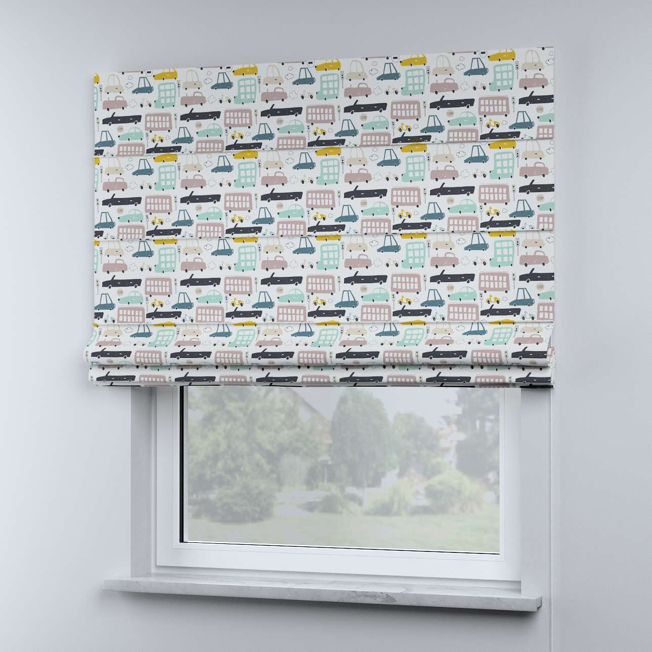 Jaluzea verticala pentru copii, Magic Cars Billie Multicolor (2)