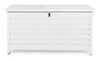 Lada de depozitare pentru gradina / terasa, din aluminiu, Atlantic Alb, l155xA97xH83 cm (8)