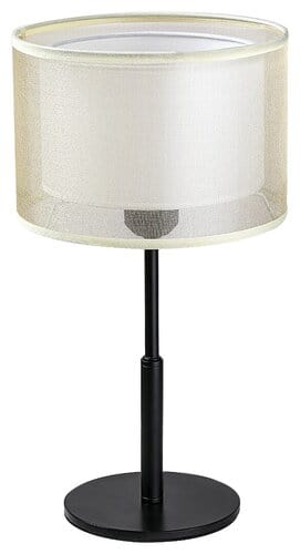 Lampa de birou Aneta 5095 Negru / Bej