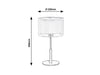 Lampa de birou Aneta 5095 Negru / Bej (2)