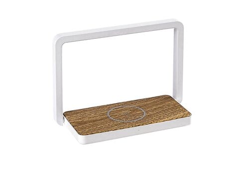 Lampa de birou Buldus 76005 Stejar / Alb Mat (1)