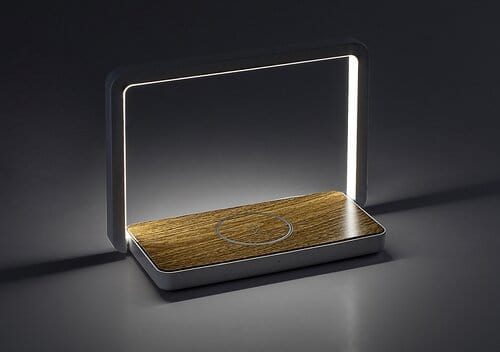 Lampa de birou Buldus 76005 Stejar / Alb Mat (7)