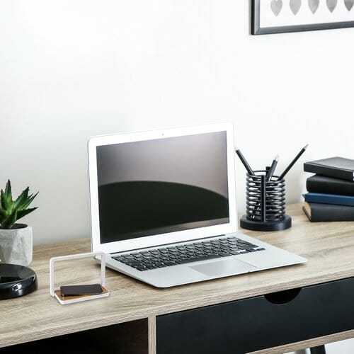 Lampa de birou Buldus 76005 Stejar / Alb Mat (9)