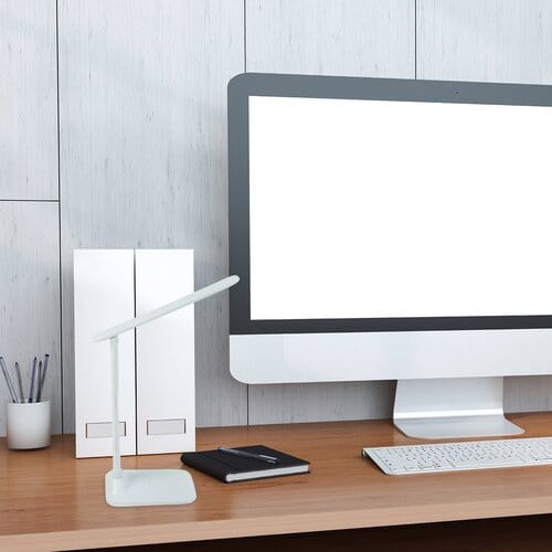 RabaLux Lampa de birou Deshal 74015 Alb