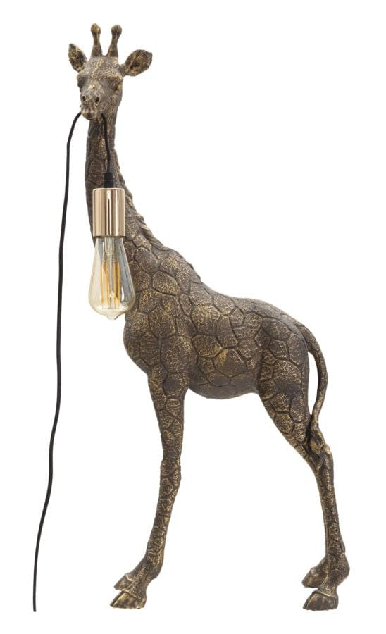 Mauro Ferretti Lampa de birou Giraffe Auriu Antichizat