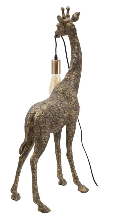 Mauro Ferretti Lampa de birou Giraffe Auriu Antichizat