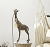 Mauro Ferretti Lampa de birou Giraffe Small Auriu Antichizat