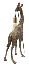 Mauro Ferretti Lampa de birou Giraffe Small Auriu Antichizat