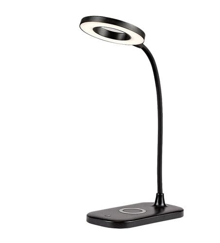 Lampa de birou Hardin 74013 Negru / Alb