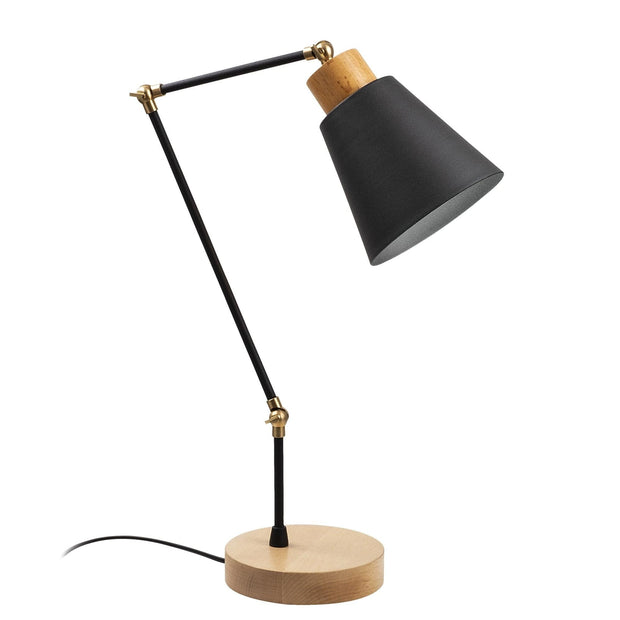 Lampa de birou Manavgat N-590 Negru / Natural (2)