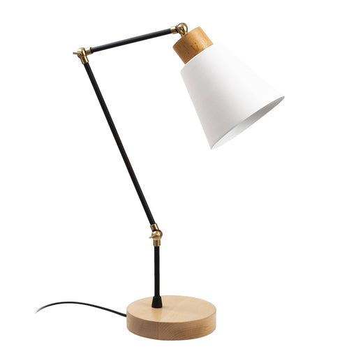 Lampa de birou Manavgat N-598 Alb / Natural