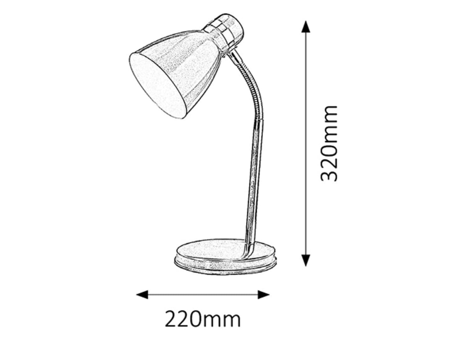Lampa de birou Patric 4206 Argintiu (2)
